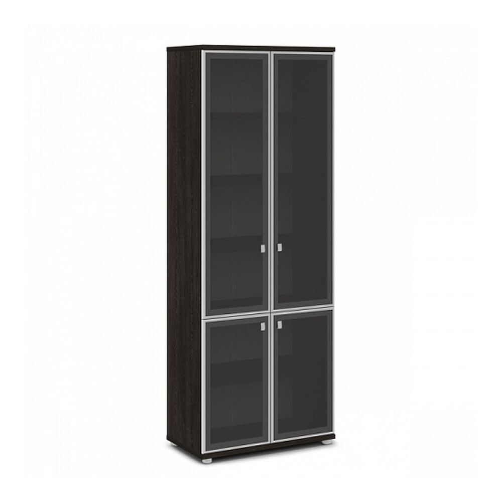 Шкаф со стеклом в алюминиевом профиле