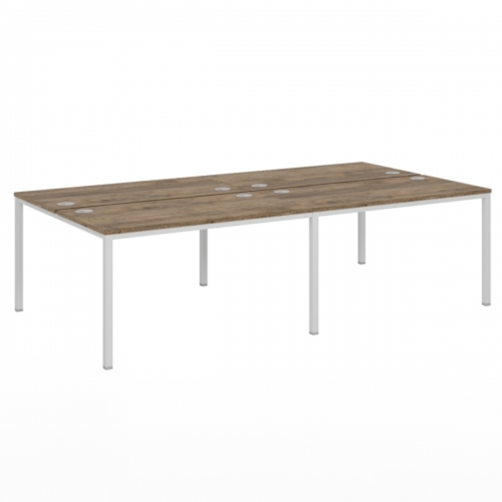 Бенч-система на 4 рабочих места на металлокаркасе "LITE"