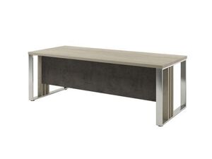 Стол руководителя прямой на металлических опорах