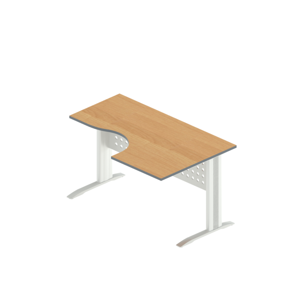 Стол-интеграл правый на металлокаркасе