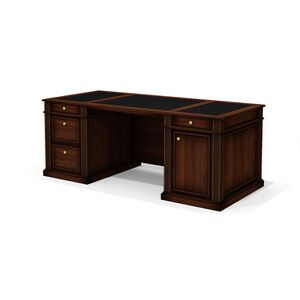 Стол руководителя (двухтумбовый, без центрального лотка)