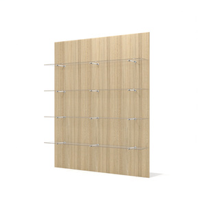 Панель стеновая со стеклянными полками