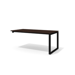 Стол руководителя с укороченной опорой под тумбу