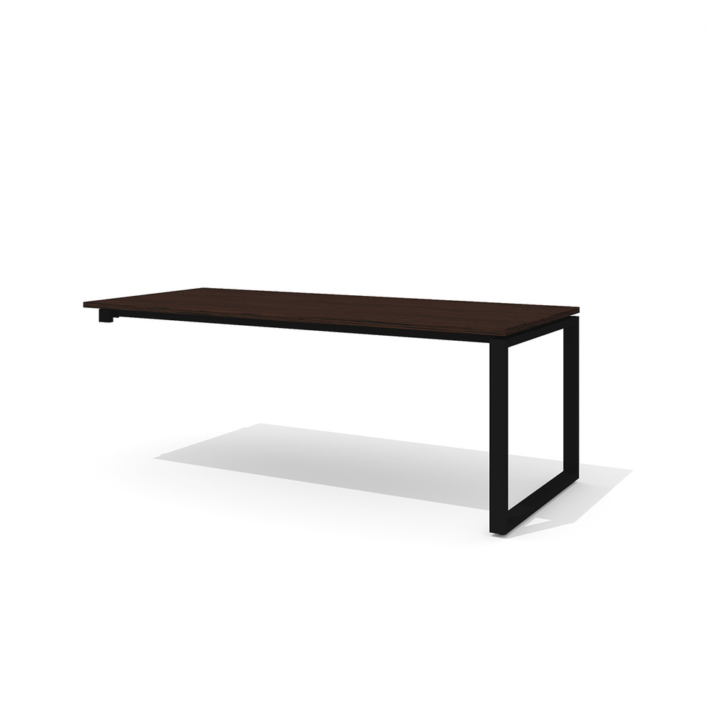 Стол руководителя с укороченной опорой под тумбу