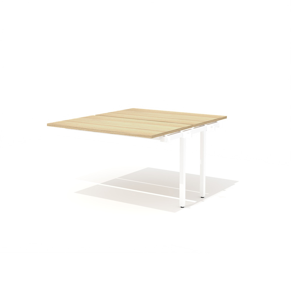 Промежуточный сдвоенный стол на металлокаркасе