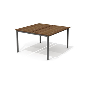 Стол сдвоенный на металлокаркасе