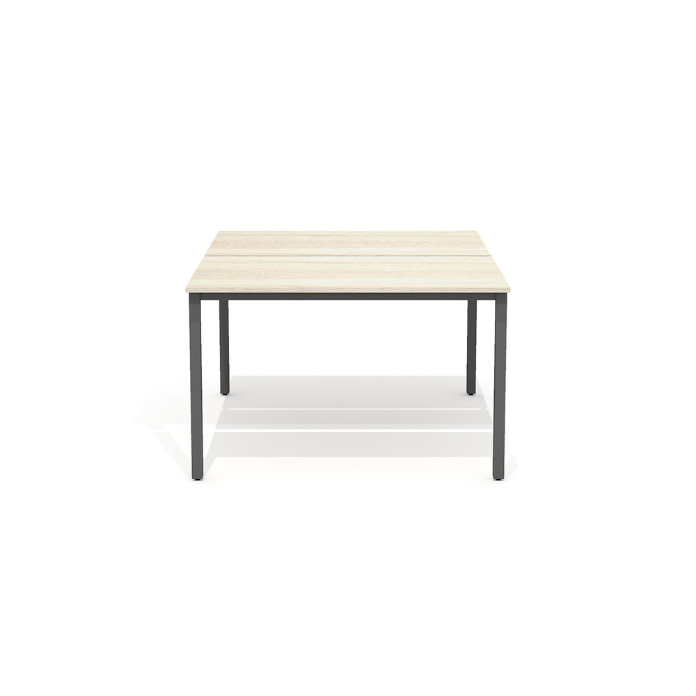 Стол сдвоенный на металлокаркасе