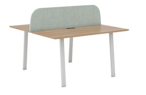 Рабочая станция на 2 места с экраном