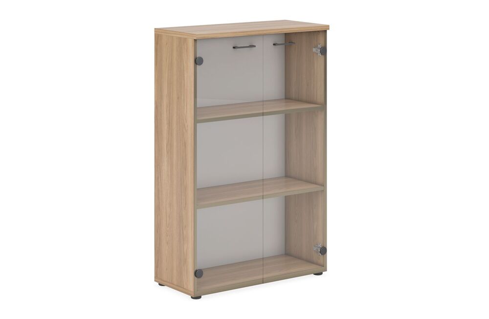 Шкаф средний со стеклянными фасадами