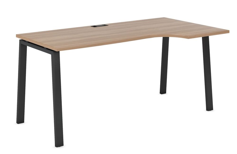 Стол криволинейный (правый) на А-образном м/к