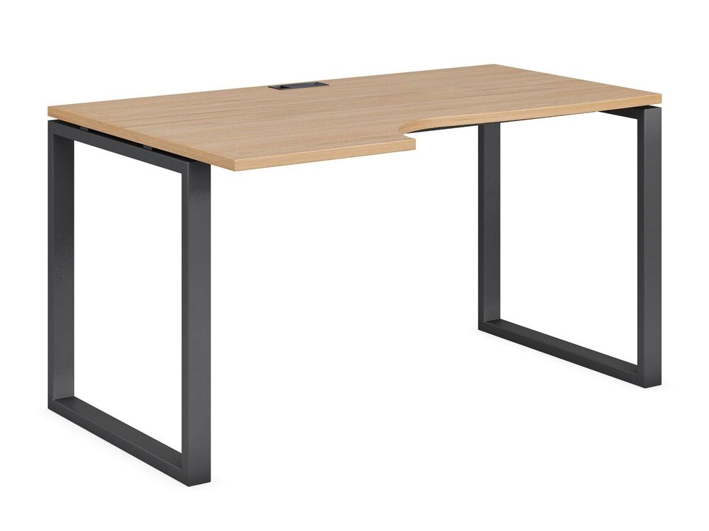 Стол криволинейный (левый) на О-образном м/к