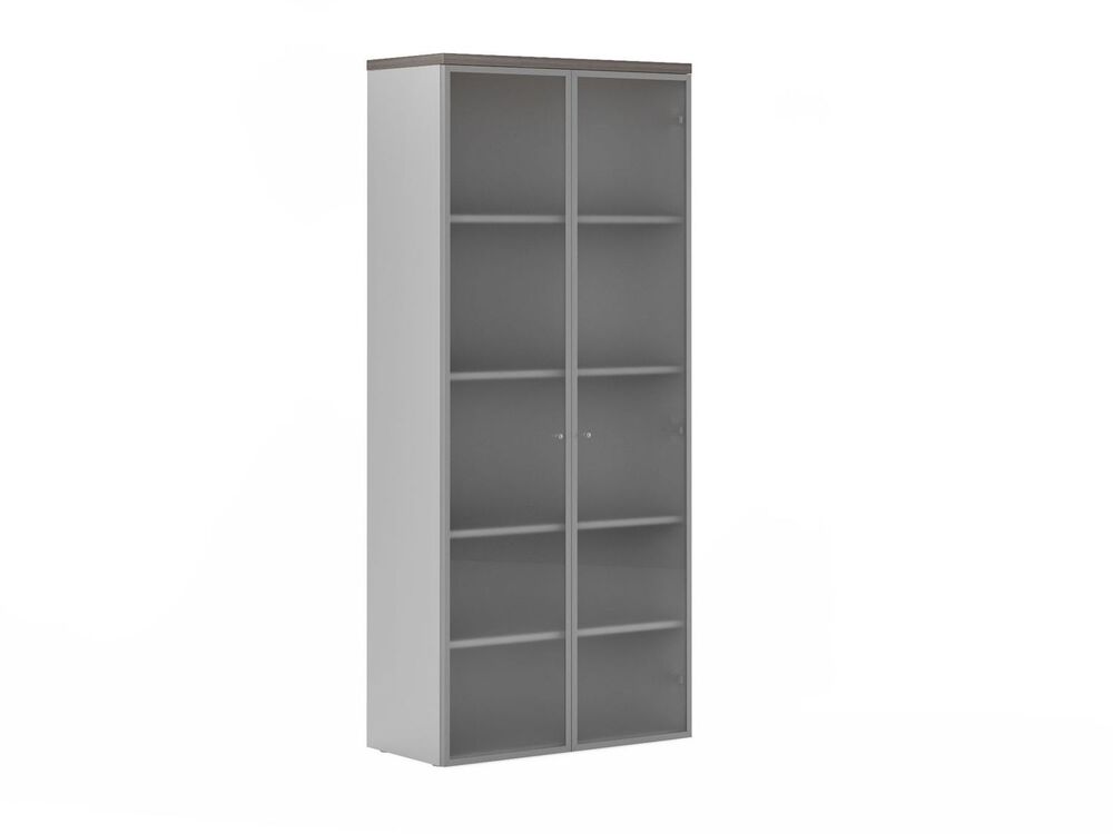 Шкаф большие алюминиевые двери