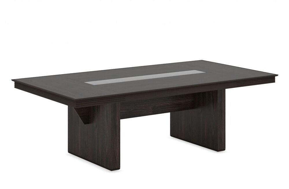 Стол переговоров 2340 (столешница под кожаную вставку)