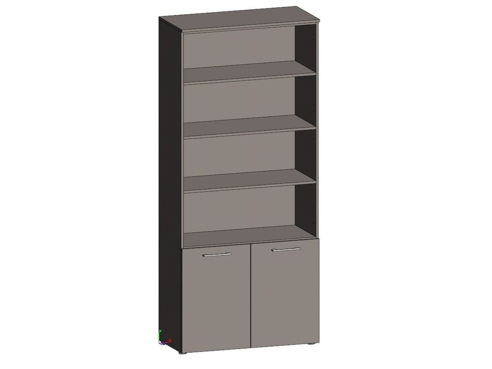 Стеллаж с малыми дверьми