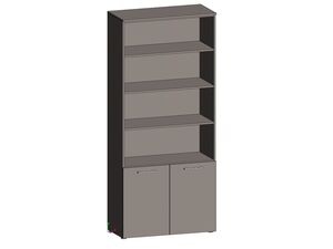 Стеллаж с малыми дверьми