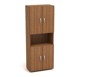 Шкаф высокий одна открытая полка