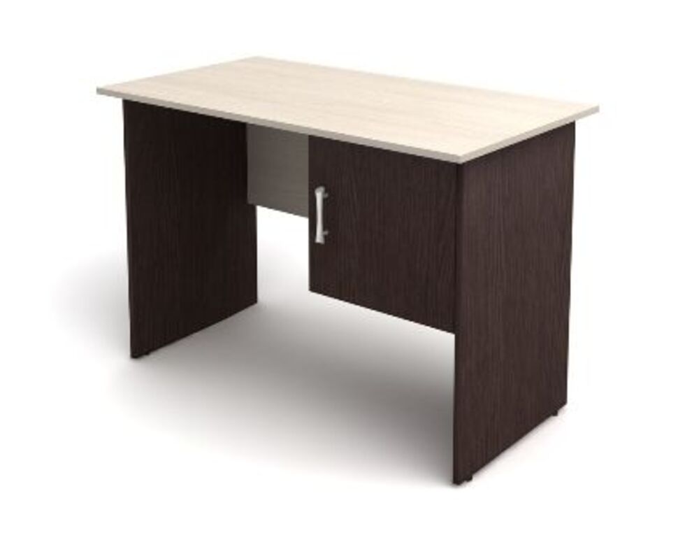 Стол 1-тумбовый с дверкой (тумба с права)