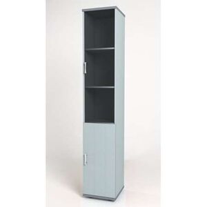 Шкаф узкий со стеклом