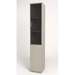 Шкаф узкий со стеклом