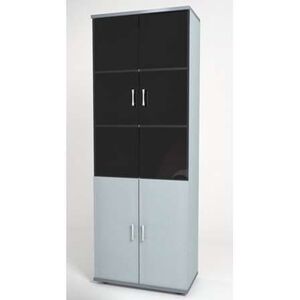 Шкаф высокий со стеклом