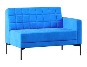 Секция с подлокотником двухместный левый