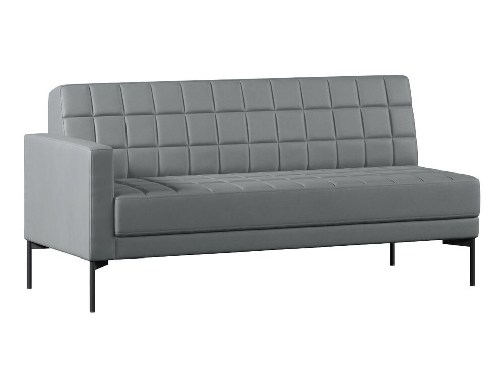 Секция с подлокотником трехместный правый