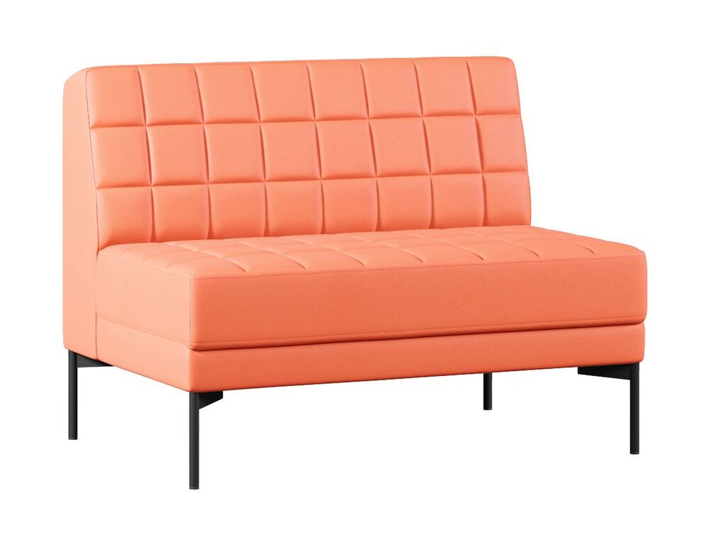 Секция без подлокотников двухместный