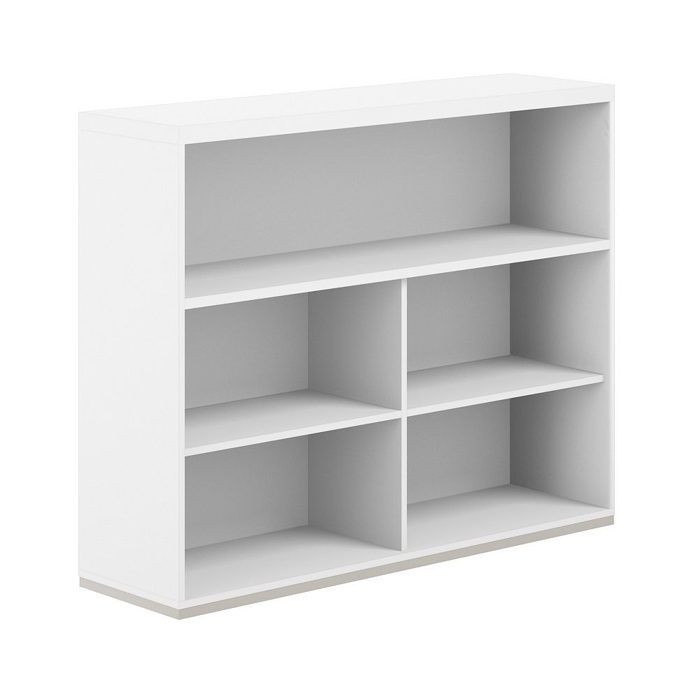 Стеллаж-комбо 1-стор. 1438 с топом, с экраном ЛДСП