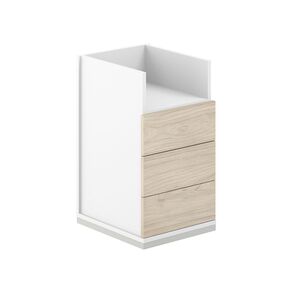 Тумба приставная 3 ящ. метаб.+ниша