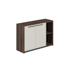 Шкаф низкий со стеллажом