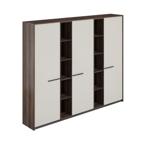 Шкаф высокий узкий (для одежды) (3 шт) с 2-мя стеллажами