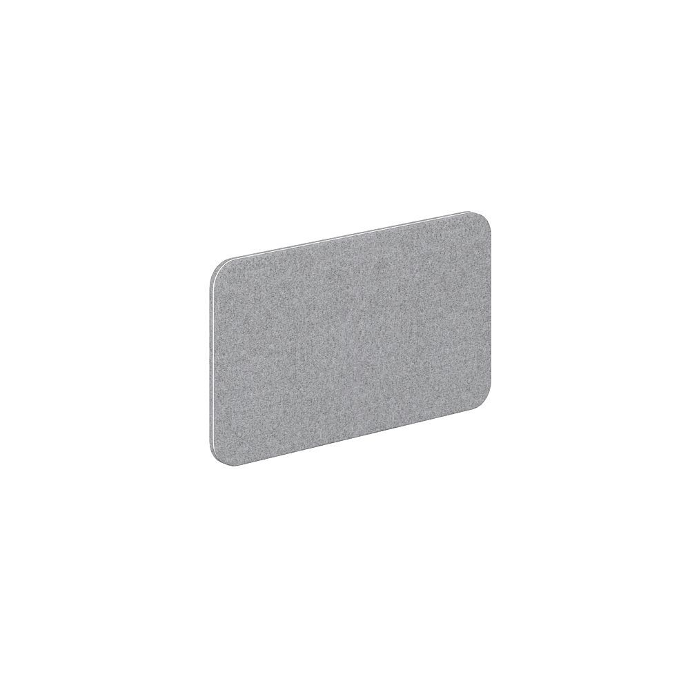 Экран боковой с алюминиевым кантом  (для стола гл.600)