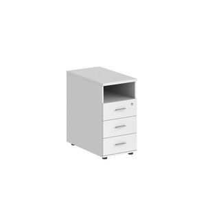 Тумба приставнаяс 3 ящ.(метаб) и нишей, с замком без топа