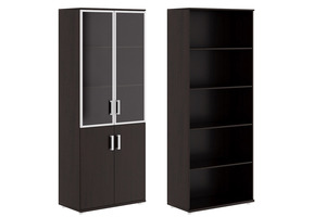 Шкаф для бумаг со стеклом