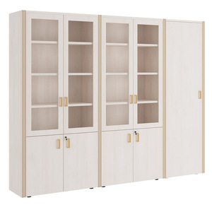 Шкаф для бумаг с гардеробом 5 створок