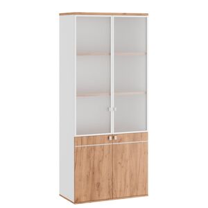 Шкаф для бумаг со стеклом (стекло в раме)