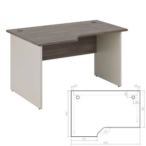 Стол эргономичный левый