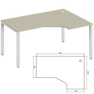 Эргономичный стол правый