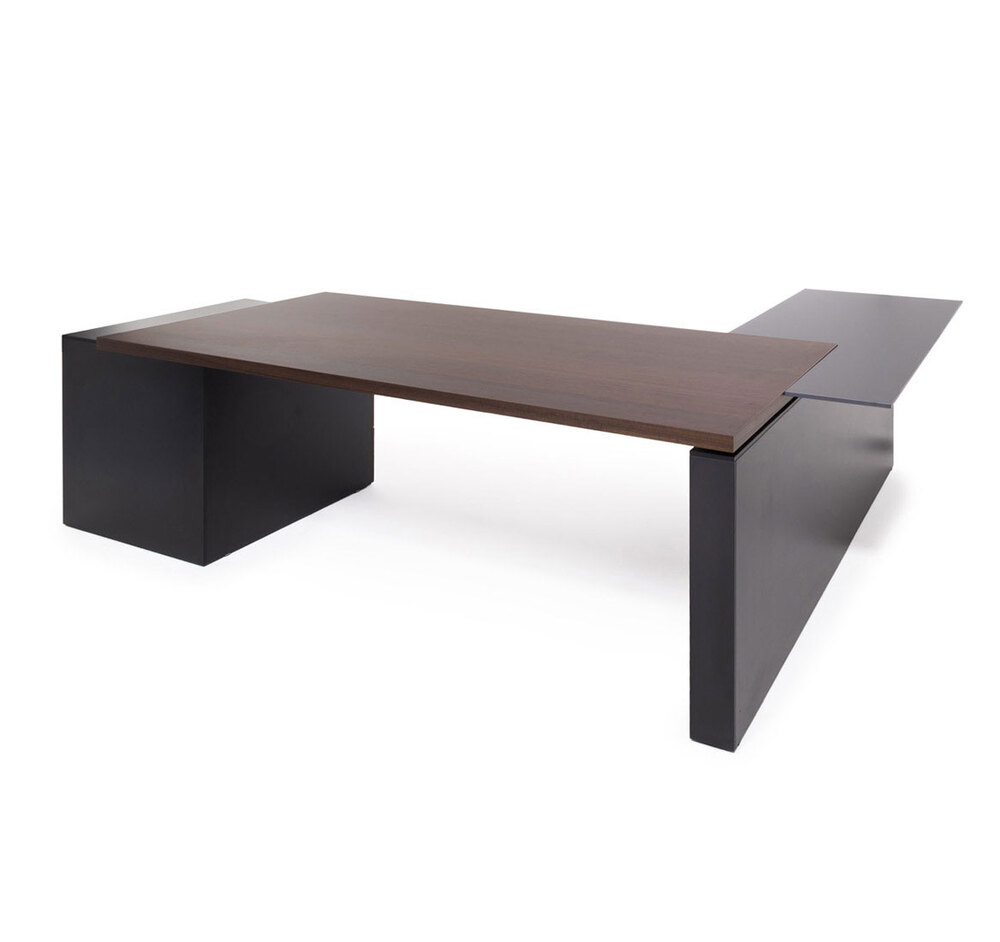 RENZ Стол письменный с опорной тумбой + приставка SX