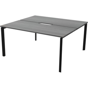 Бенч двойной на 2 рабочих места на металлокаркасе