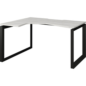 Стол эргономичный левый на металлокаркасе