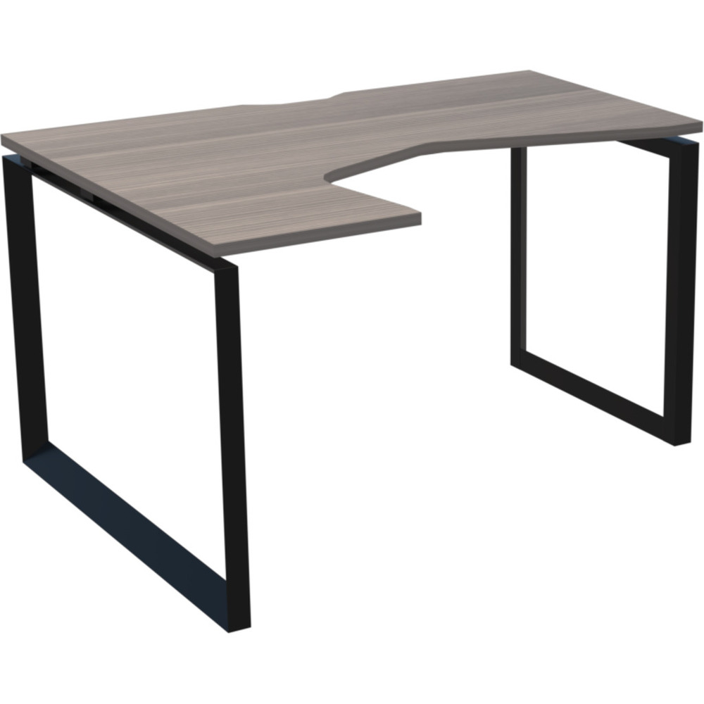 Стол эргономичный левый на металлокаркасе