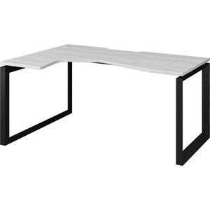 Стол эргономичный левый на металлокаркасе