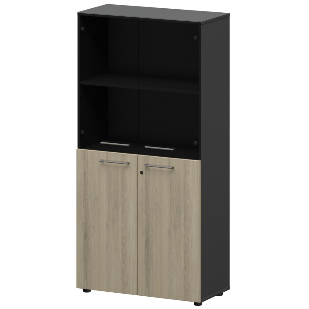 Шкаф высокий комбинированный