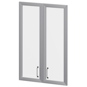 Двери стеклянные в алюминиевой раме