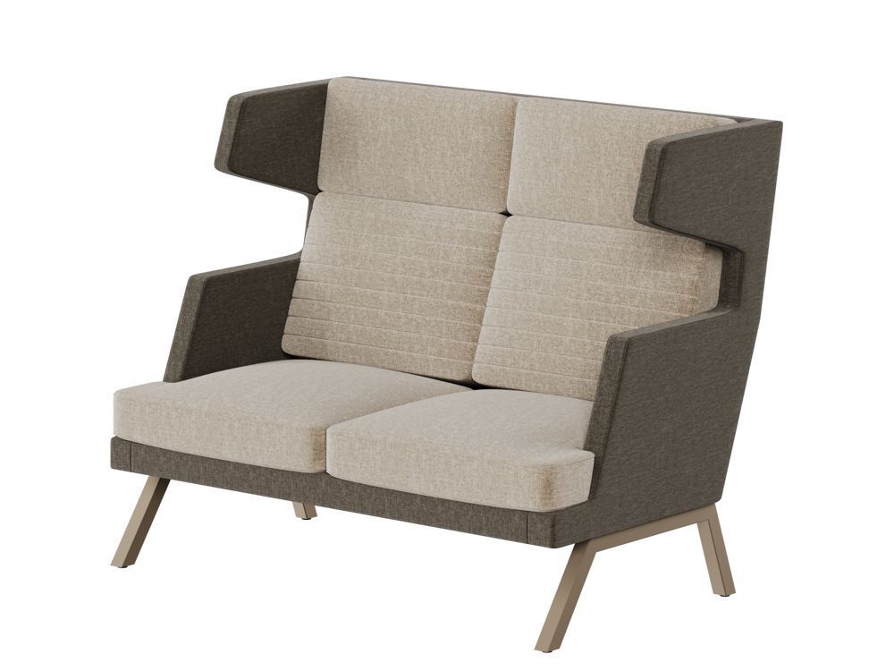 Диван двухместный высокий