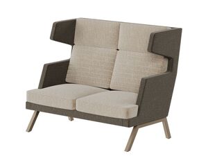 Диван двухместный высокий