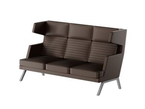 Диван трёхместный высокий