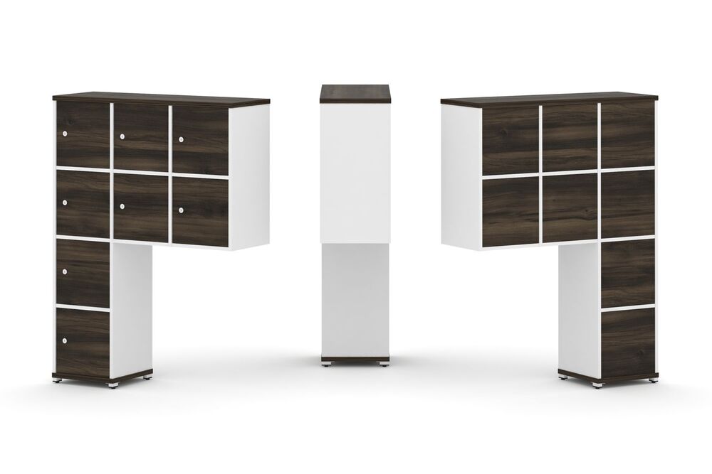 Надставка высокая + (Задняя стенка 8 шт) + (Распашной фасад - 8 шт)