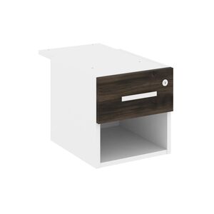 Тумба с одной открытой нишей и одним ящиком